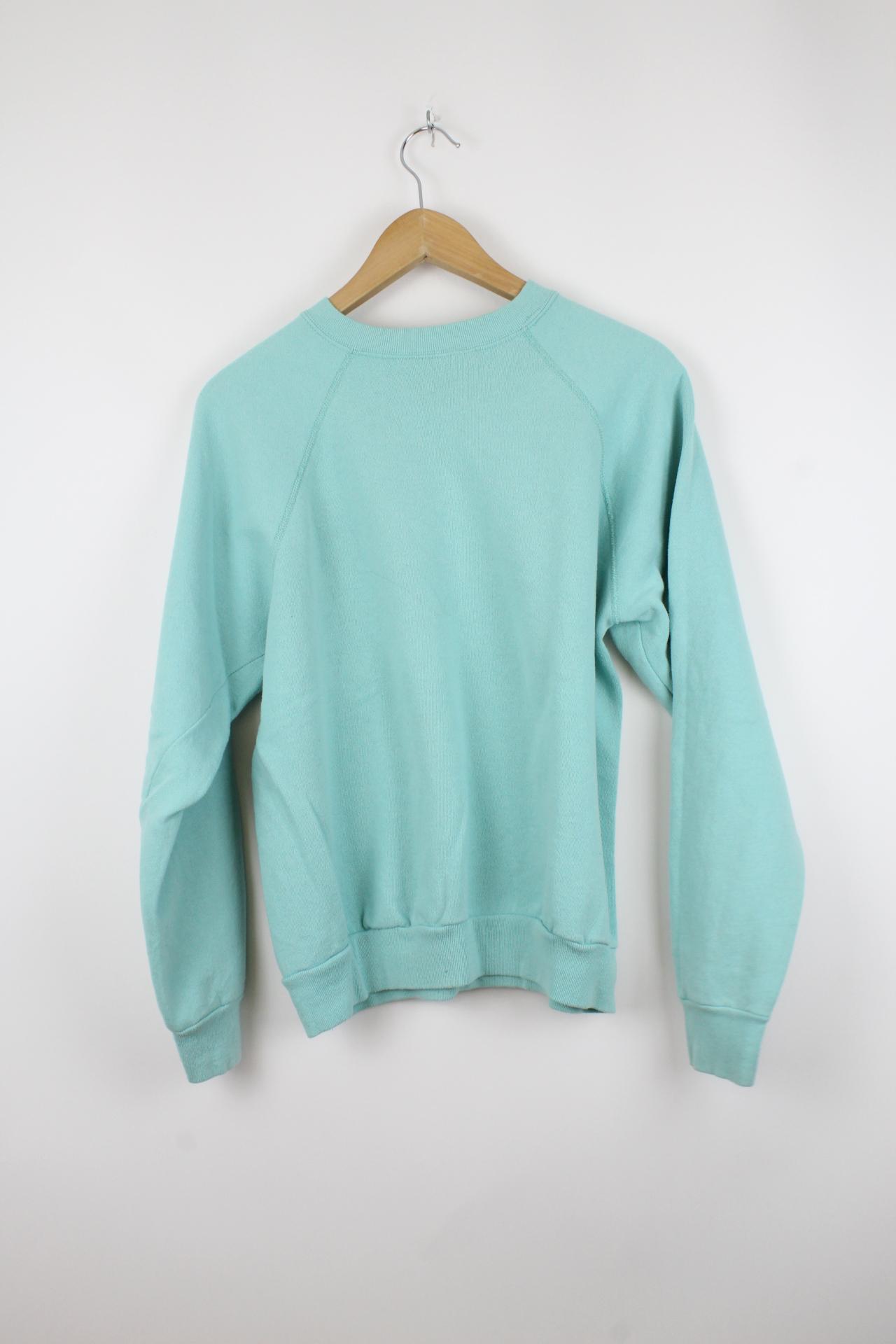 Basic Sweater Blau - M