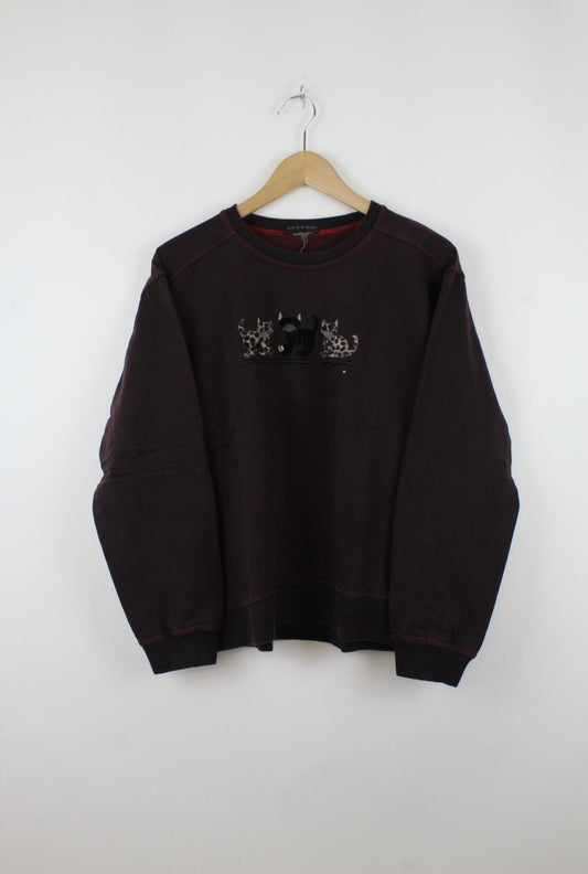 Vintage USA Sweater Schwarz - M