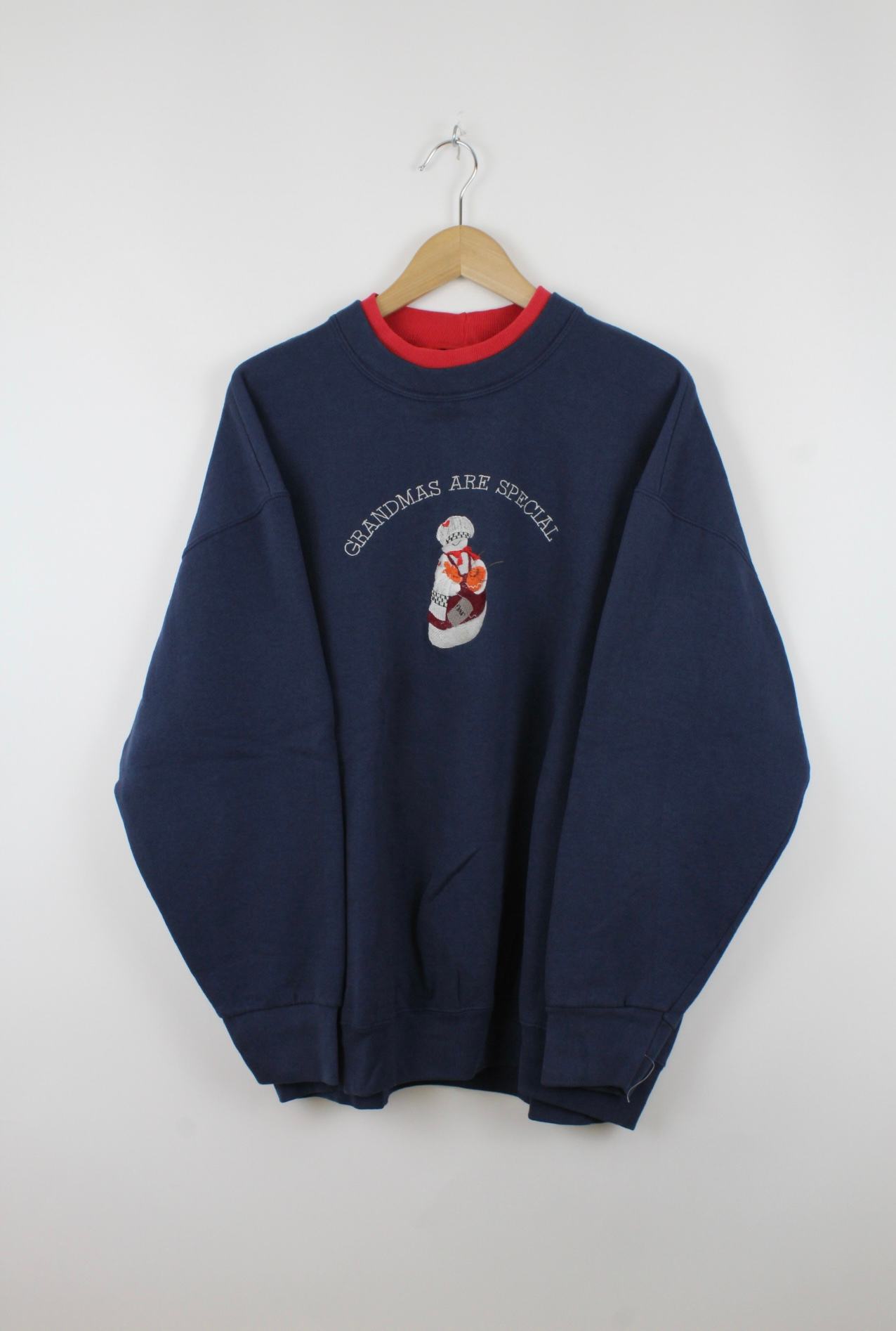 Vintage USA Sweater Blau - XXL