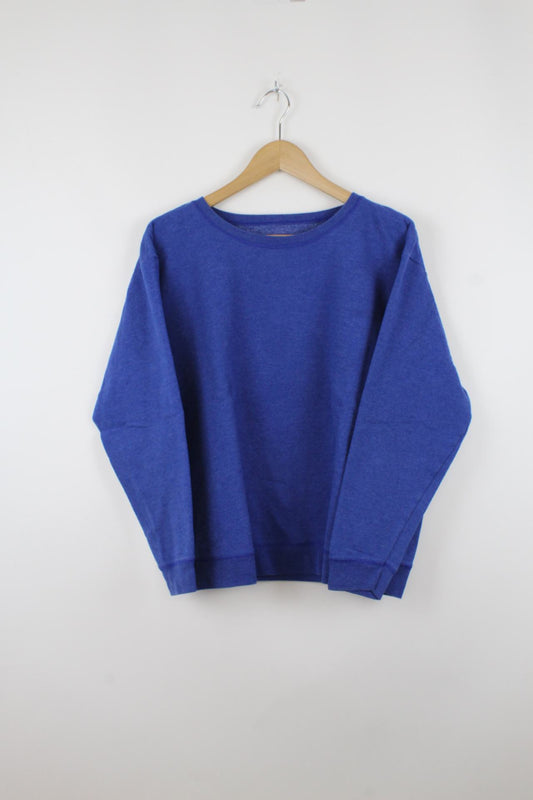 Basic Sweater Blau - L