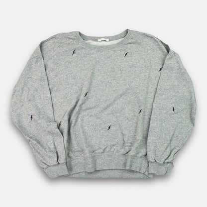 Vintage Basic Sweater Grau - M